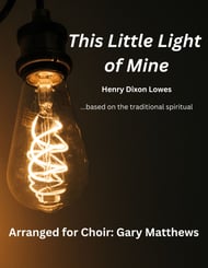 This Little Light of Mine SSATB choral sheet music cover Thumbnail